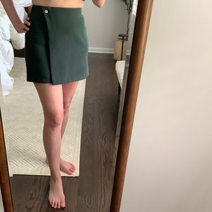 Babaton Green Wrap Skirt Sz2